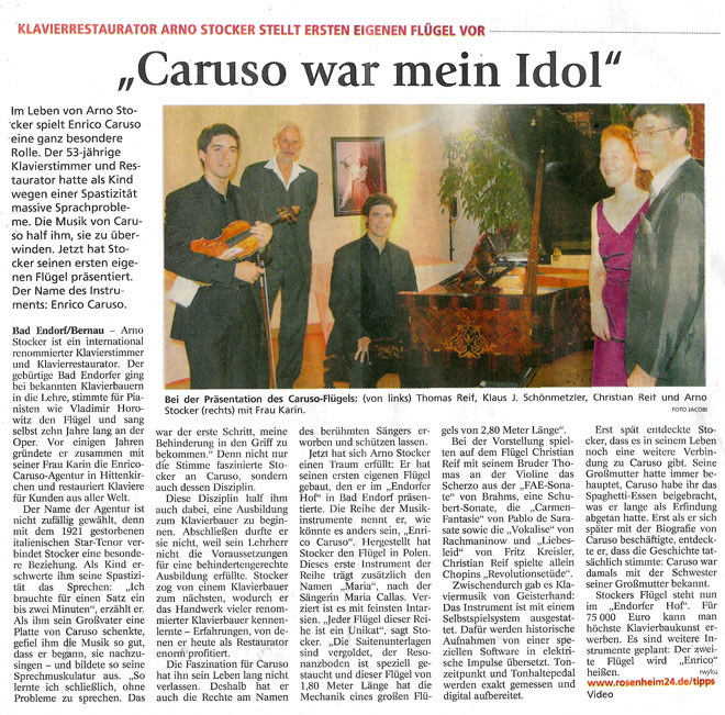 Chiemgau-Zeitung/Oberbayerisches Volksblatt vom 30. Juni 2009